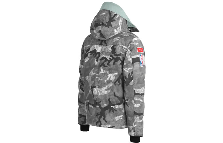 Lookbook Canada Goose x RHUDE x NBA Camouflage Wash Parka SS21 Unisex White Camo 3804URD-1095
