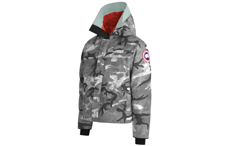 Shop Canada Goose x RHUDE x NBA Camouflage Wash Parka SS21 Unisex White Camo 3804URD-1095