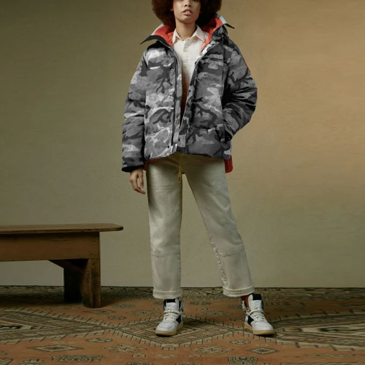 Sizing Canada Goose x RHUDE x NBA Camouflage Wash Parka SS21 Unisex White Camo 3804URD-1095