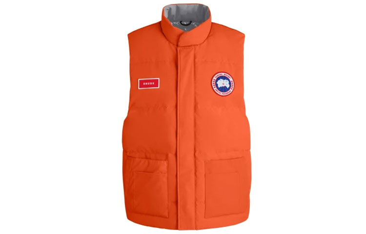 Canada Goose x RHUDE x NBA Unisex Orange Down Vest 4154URD-434