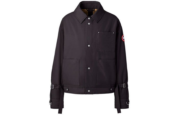 Canada Goose Rokh Matt McCormick FW23 Black Adjustable Tie-Collar Unisex Jacket 1304URK-66
