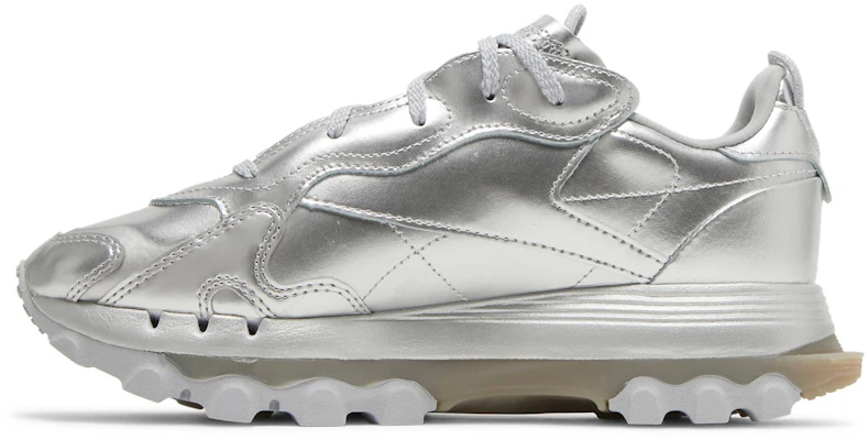 (W) Cardi B x Reebok Classic Leather 'Perak Metalik Pewter' GW2632 Lookbook (W) Cardi B x Reebok Classic Leather 'Perak Metalik Pewter' GW2632