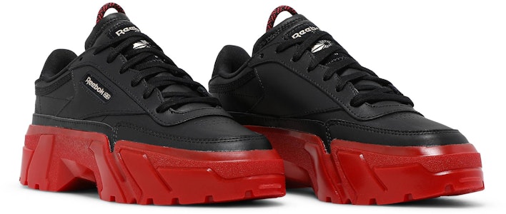 (Kanak-Kanak) Cardi B x Reebok Club C 'Hitam Vector Merah' H05419 Cheap (Kanak-Kanak) Cardi B x Reebok Club C 'Hitam Vector Merah' H05419