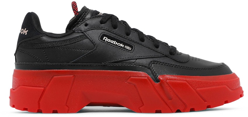 (Women) Cardi B x Reebok Club C 'Black Vector Red' H05179 Buy (Women) Cardi B x Reebok Club C 'Black Vector Red' H05179
