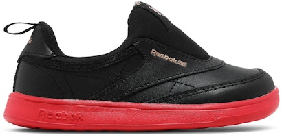 (Toddler) Cardi B x Reebok Club C Slip-On 3 'Black Vector Red' H05404 (Toddler) Cardi B x Reebok Club C Slip-On 3 'Black Vector Red' H05404