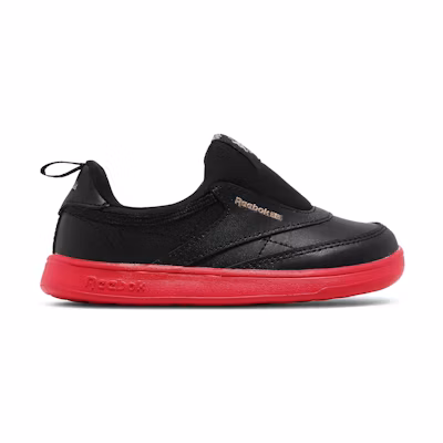 (TD) Cardi B Reebok Club C Slip-On 3 'Black Vector Red'