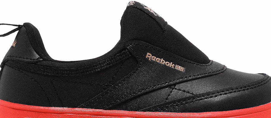 (Toddler) Cardi B x Reebok Club C Slip-On 3 'Black Vector Red' H05404 Order (Toddler) Cardi B x Reebok Club C Slip-On 3 'Black Vector Red' H05404