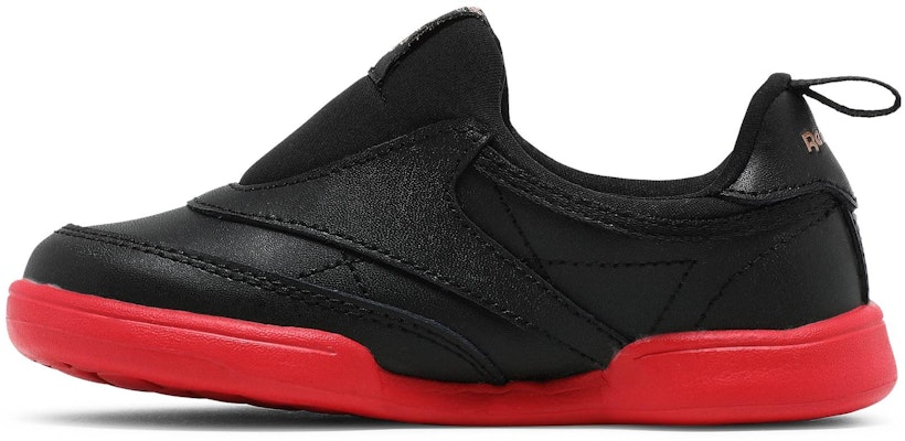 (Toddler) Cardi B x Reebok Club C Slip-On 3 'Black Vector Red' H05404 Lookbook (Toddler) Cardi B x Reebok Club C Slip-On 3 'Black Vector Red' H05404
