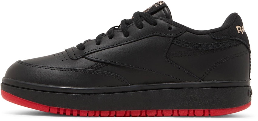 (Women) Cardi B x Reebok Coated Club C Double 'Black' H01270 Lookbook (Women) Cardi B x Reebok Coated Club C Double 'Black' H01270