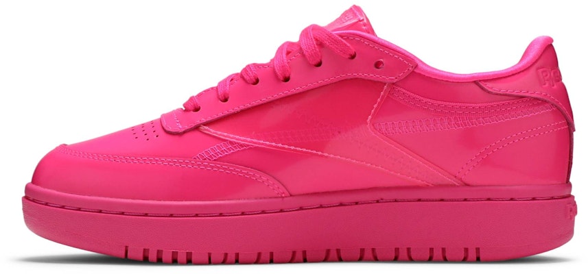 (Women) Cardi B x Reebok Coated Club C Double 'Dynamic Pink' H02566 Lookbook (Women) Cardi B x Reebok Coated Club C Double 'Dynamic Pink' H02566