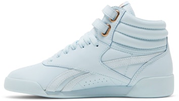 (Reebok Niños) Cardi B x Reebok Freestyle High 'Glass Blue' GZ4889 Lookbook (Reebok Niños) Cardi B x Reebok Freestyle High 'Glass Blue' GZ4889