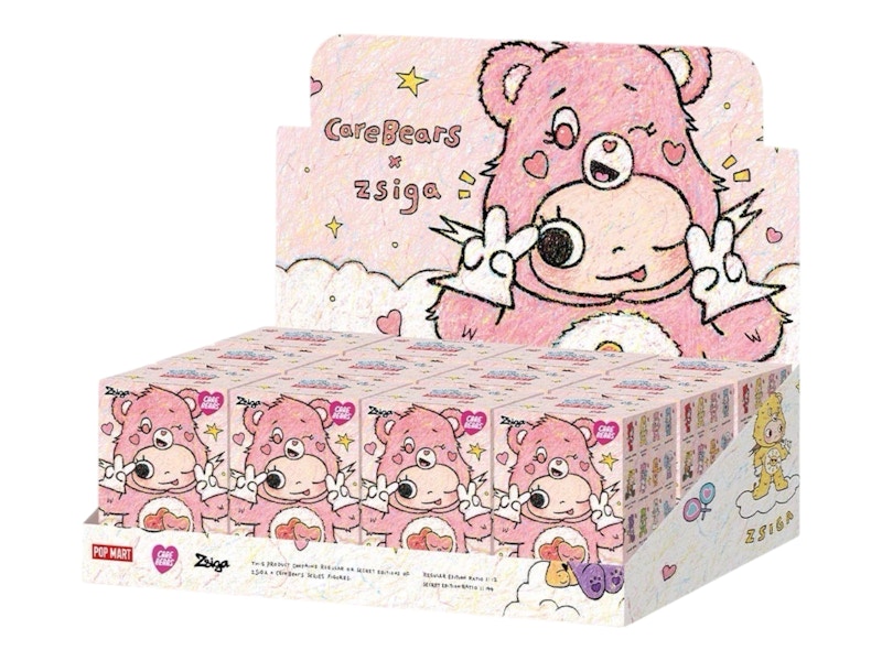 Care Bears x Pop Mart Zsiga Series Figures Sealed Case (12 Blind Boxes)