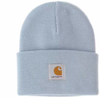 Carhartt 壓克力針織保暖毛帽 淺藍色 彈性羅紋帽 I0202220W9XX Buy Carhartt 壓克力針織保暖毛帽 淺藍色 彈性羅紋帽 I0202220W9XX