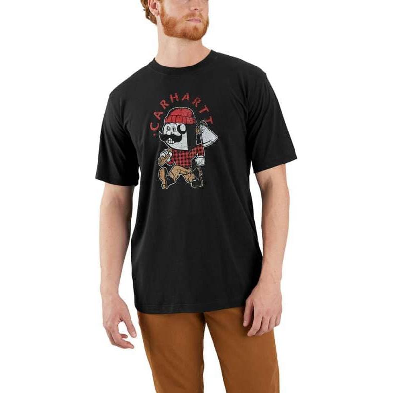 Carhartt Lightweight Pocket Tree Graphic Tee Black Loose Fit Short-Sleeve T-Shirt 106533