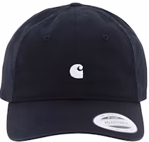 Carhartt Logo Cotton Canvas Baseball Cap Men Black I0237500D2XX0