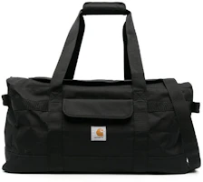 Carhartt Logo Zipper Polyester Medium Shoulder Tote Bag Black - I03158089XX Carhartt Logo Zipper Polyester Medium Shoulder Tote Bag Black - I03158089XX