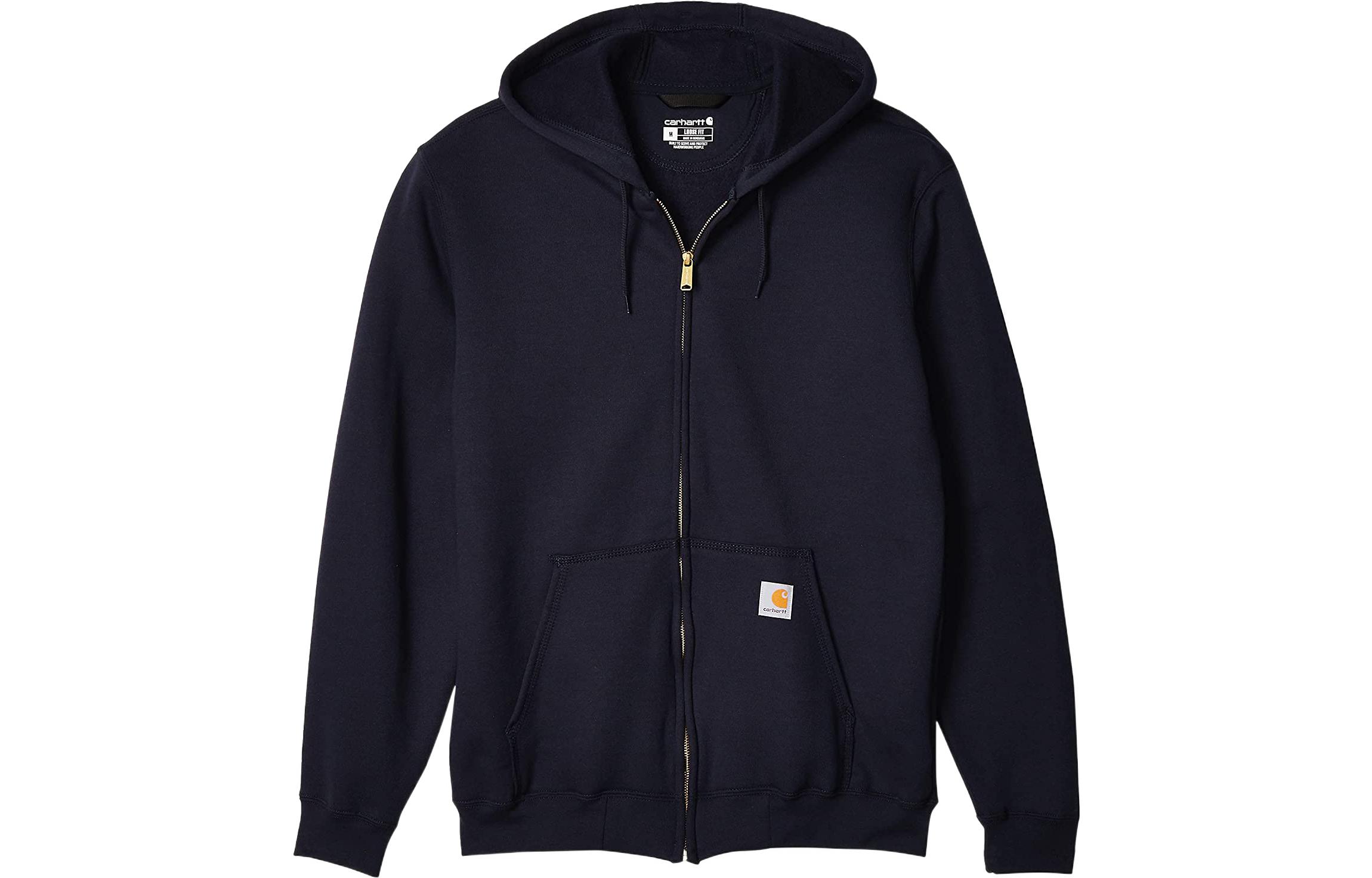 Carhartt Loose Fit Midweight Casual Zip-Up Hoodie Unisex K122