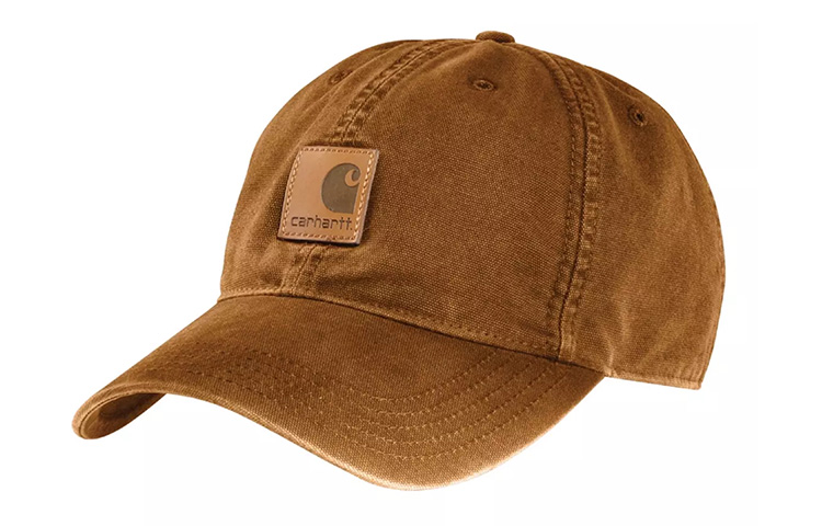 Carhartt Odessa Bal Cap Washed Polyester Baseball Hat Unisex Khaki Color RN14806-100289-211 Khaki