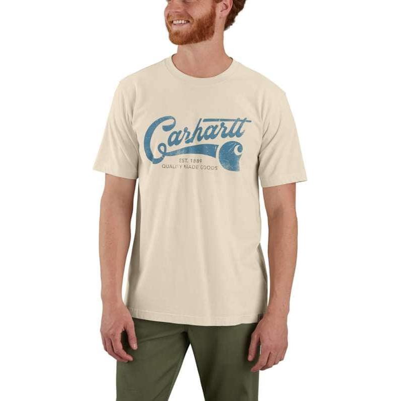 Carhartt Relaxed Fit Lightweight Graphic Tee - Short Sleeve Crewneck T-Shirt 106531-Clothing