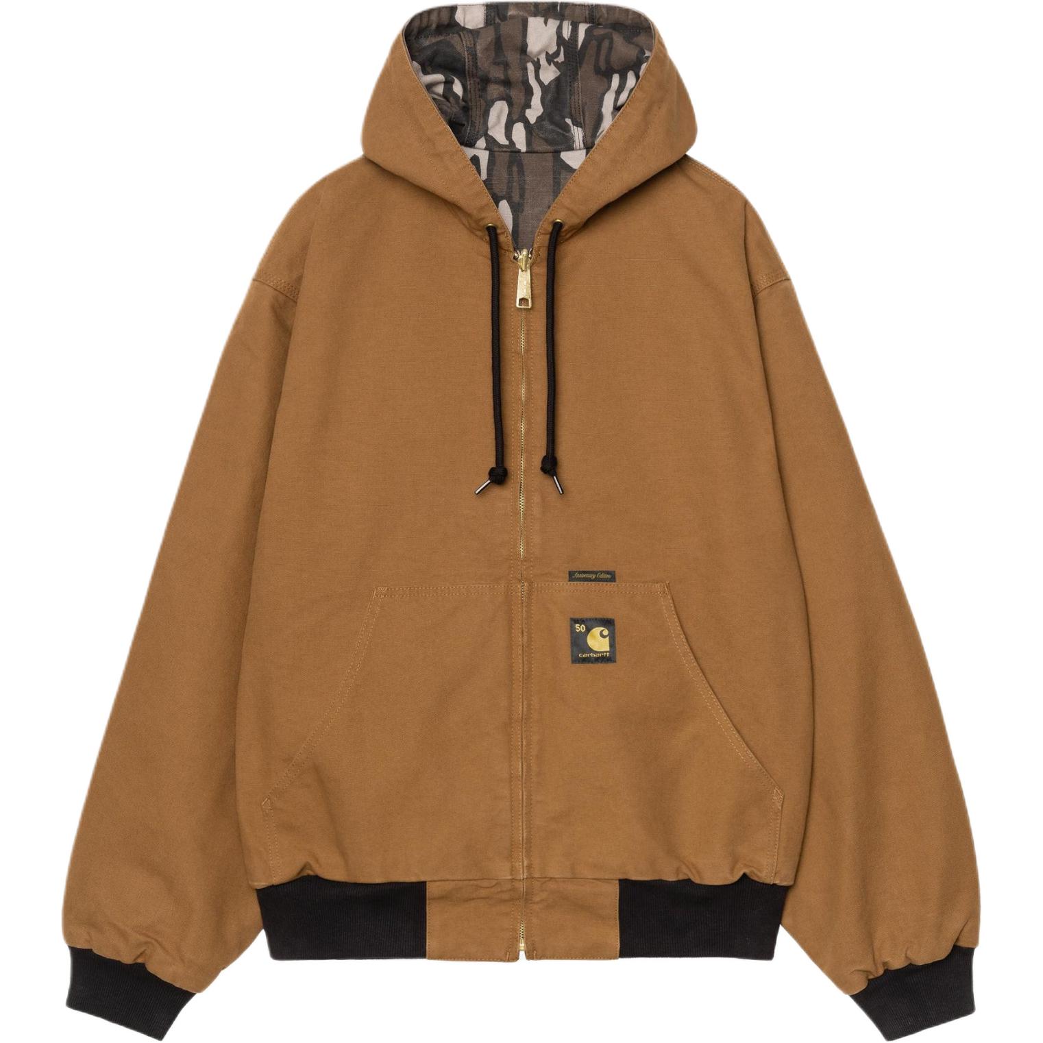 Carhartt WIP 50th Anniversary Reversible Hooded Zip-Up Jacket Men’s Loose Fit I036412-3GK-02