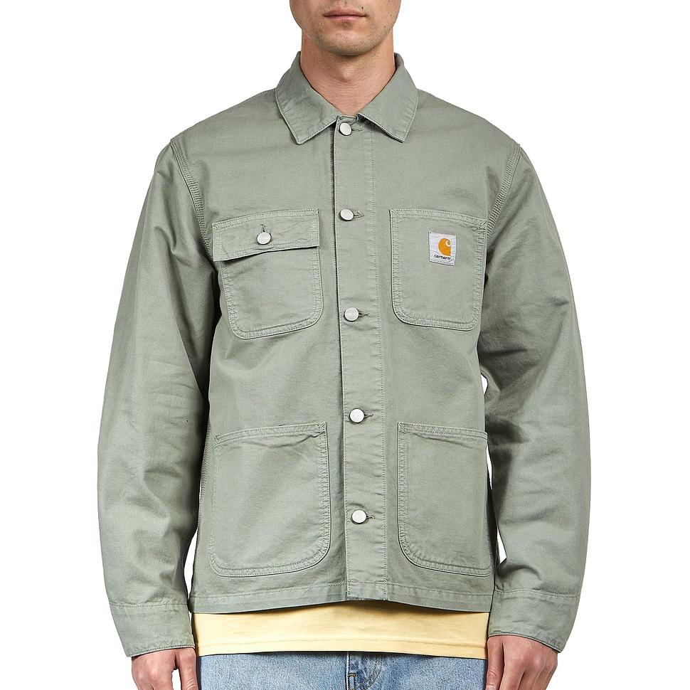 Carhartt WIP  Badge Logo Single-breasted Long Sleeve Jacket Gray Green I024849-1CT-GD 圖 2