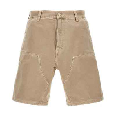 Carhartt WIP Beige Casual Plain Straight Shorts I0315030-7E-FH