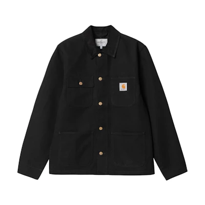 Carhartt WIP Black Badge Logo Single-Breasted Long Sleeve Jacket I031519-00E-01