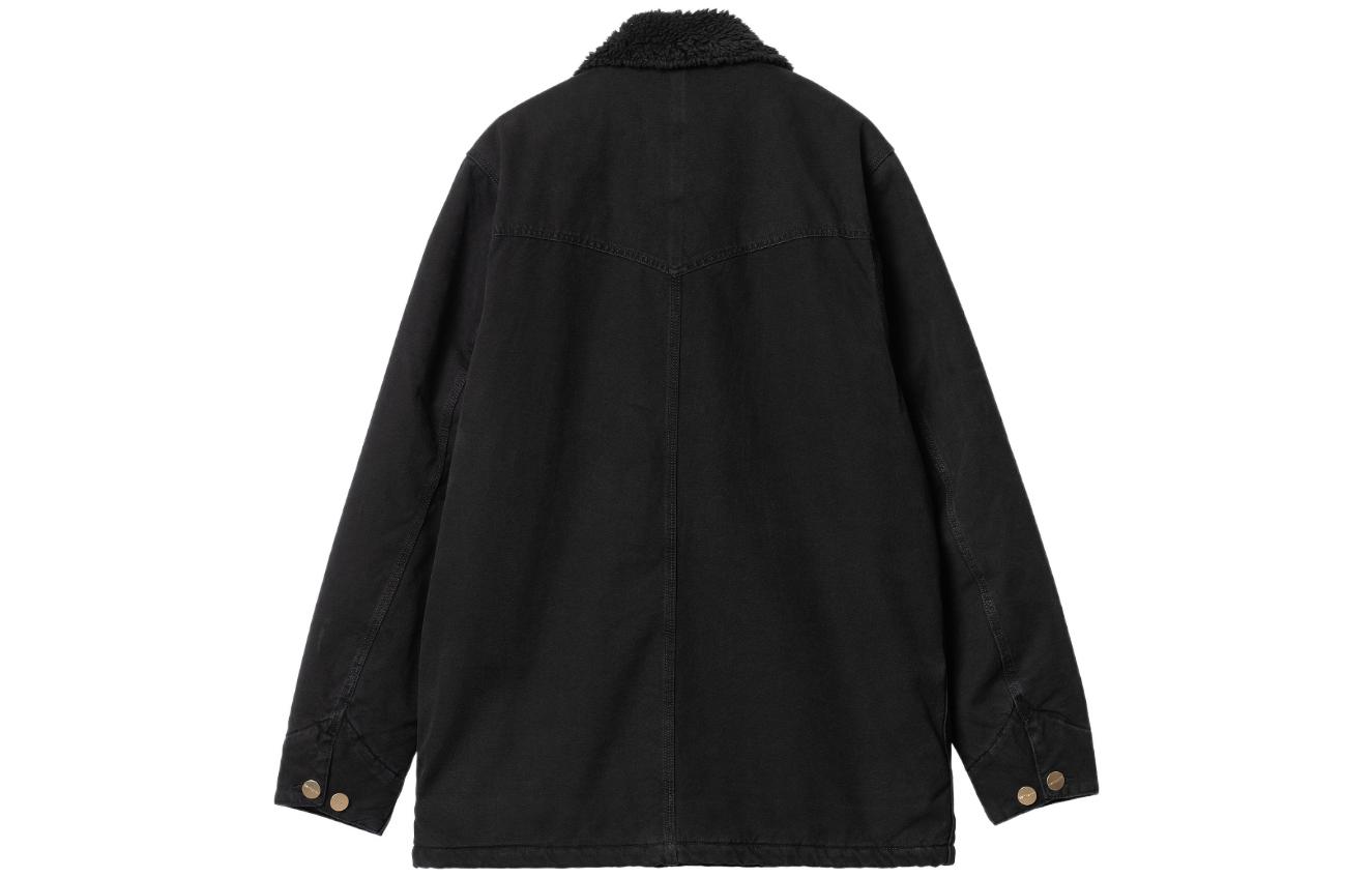 Carhartt WIP  Black Long Sleeve Jacket with Logo and Single Button Collar. I031195-89-60 圖 3