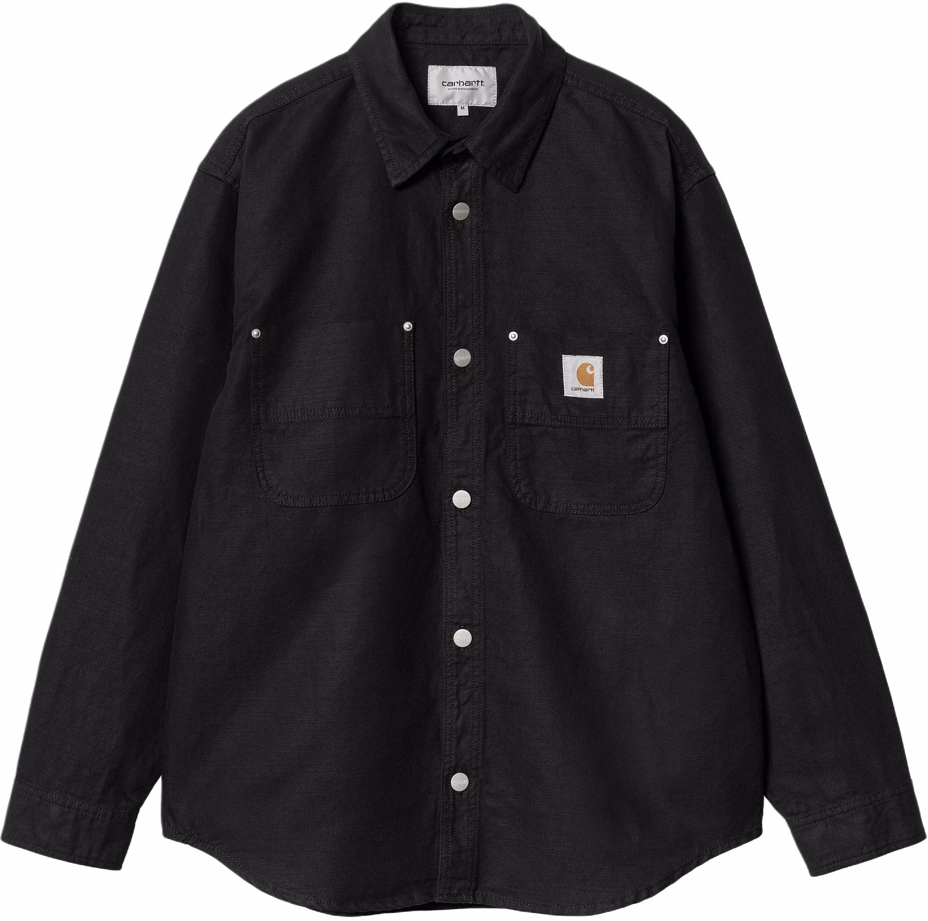 carhartt-wip-black-long-sleeve-logo-collar-button-up-jacket-i033578-89-02