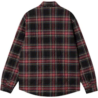 Lookbook Carhartt WIP 黑色格紋寬鬆版長袖襯衫 I032212-1P5-XX