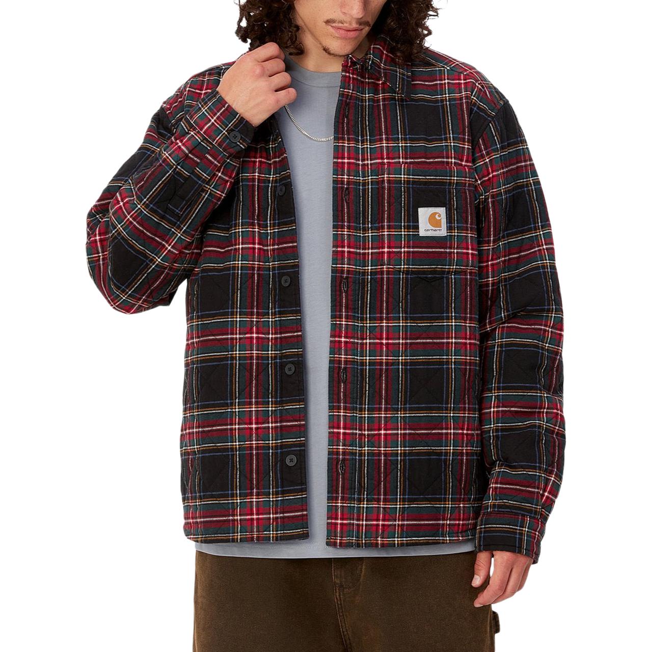 Purchase カーハート WIP ブラック プレイド ルーズフィット 長袖 ボタンシャツ I032212-1P5-XX