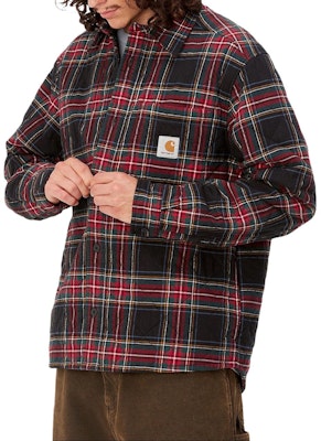 Carhartt WIP Kemeja Lengan Panjang Butang Longgar Corak Kotak Hitam I032212-1P5-XX Sizing Carhartt WIP Kemeja Lengan Panjang Butang Longgar Corak Kotak Hitam I032212-1P5-XX