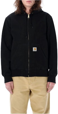 칼하트 WIP 블랙 솔리드 컬러 집업 후드 재킷 I032939-C89-02 Buy 칼하트 WIP 블랙 솔리드 컬러 집업 후드 재킷 I032939-C89-02