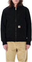 칼하트 WIP 블랙 솔리드 컬러 집업 후드 재킷 I032939-C89-02 Order 칼하트 WIP 블랙 솔리드 컬러 집업 후드 재킷 I032939-C89-02