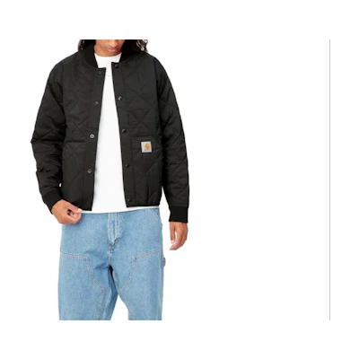 Carhartt WIP Black Solid Long-Sleeve Button-Up Jacket I029461-89-XX