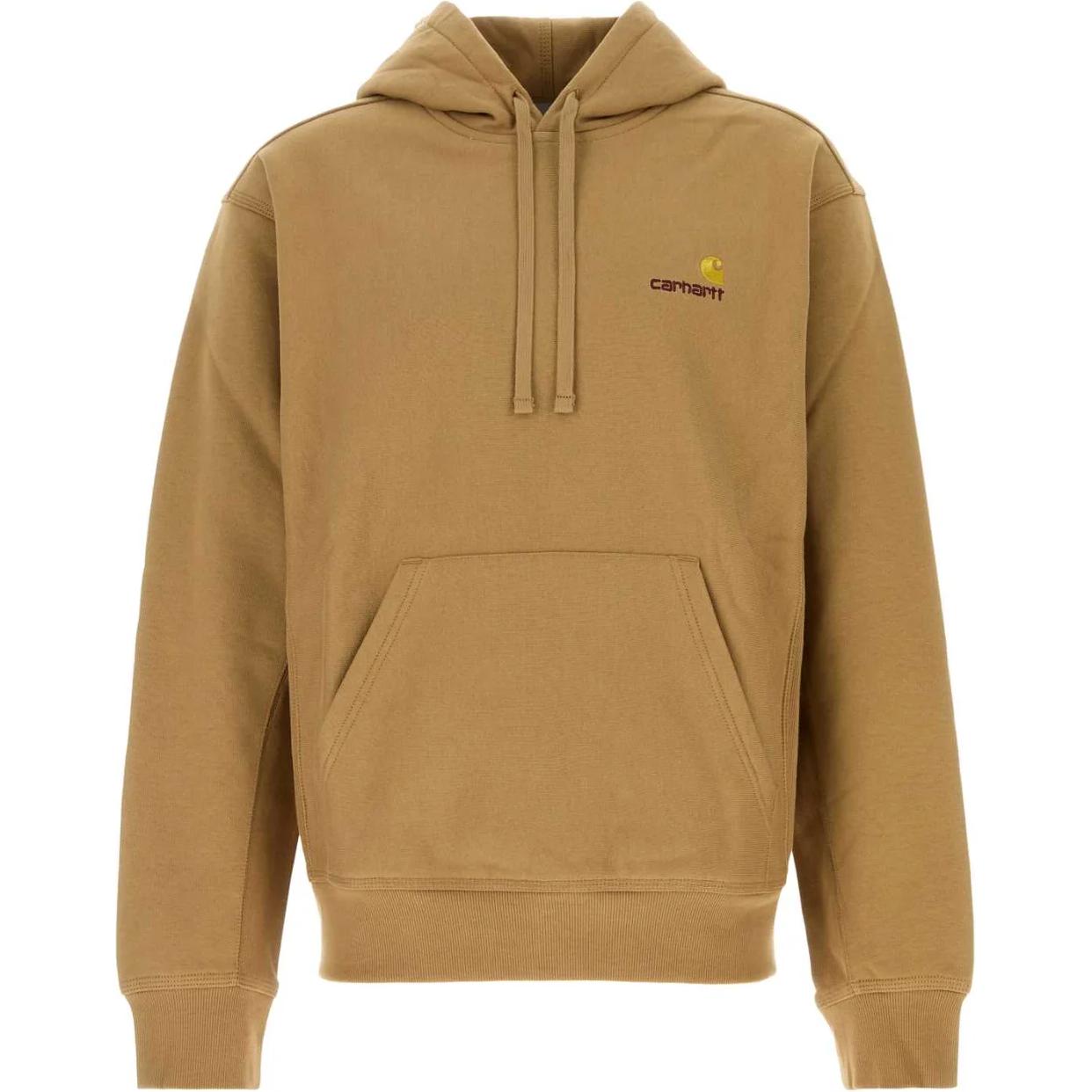 Carhartt WIP  Brown Drawstring Hoodie Long Sleeve Pullover. I028279-2FS-XX