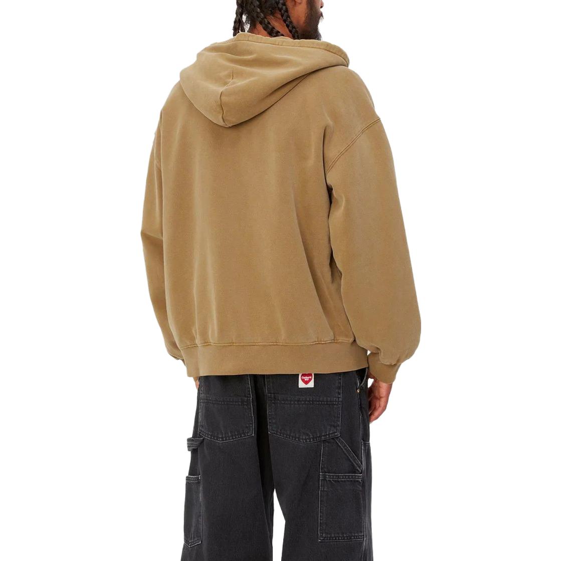 Purchase カーハート WIP ブラウン 無地 ジップアップ パーカー ジャケット. I029524