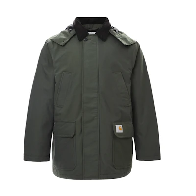Carhartt WIP Detachable Hood Parka Coat Military Green. I030831-0ZO-XX-03