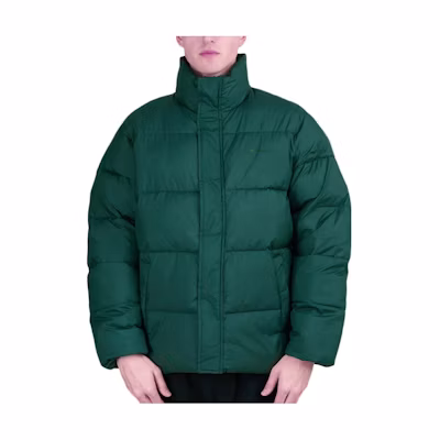 Carhartt WIP Green Cotton Jacket with Logo Print and Drop Shoulder Design i030822-19j-xx