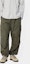 Shop Carhartt WIP Green Relaxed Cargo Pants with Zipper Fly and Square Label. I032967-63-02