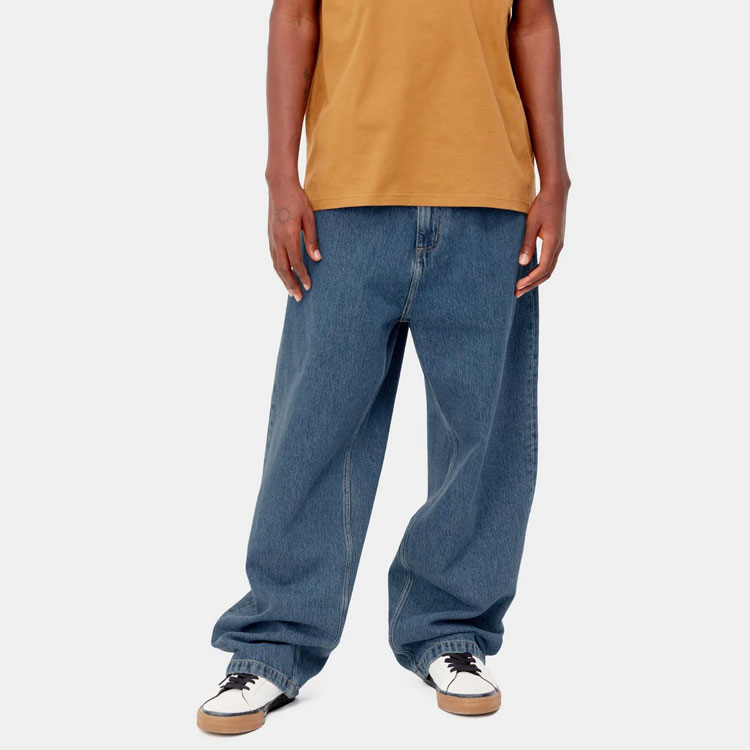 Details for Carhartt WIP 宽松高腰直筒牛仔裤 蓝色 I031246-01-12