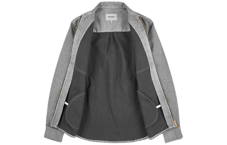 Lookbook 칼하트 WIP 루즈핏 집업 워크 자켓 그레이 I032369-1TV-06