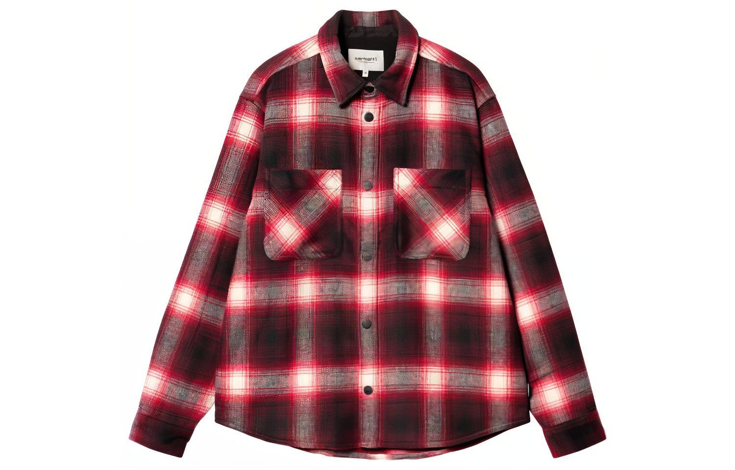 Carhartt WIP  Plaid Button-Up Long Sleeve Casual Shirt I032209-1PN-XX