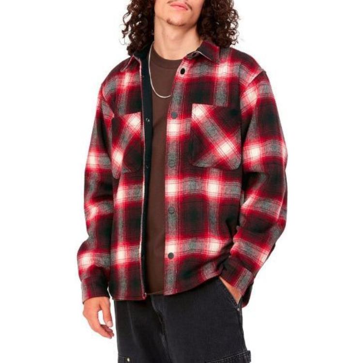 Shop Carhartt WIP  Plaid Button-Up Long Sleeve Casual Shirt I032209-1PN-XX