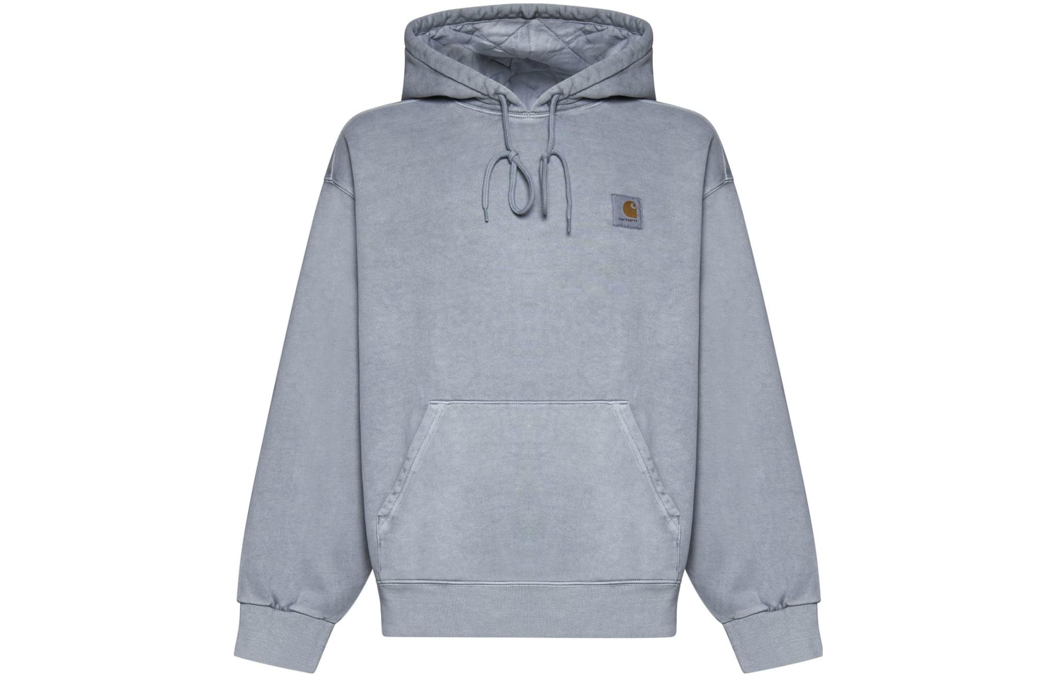 Carhartt WIP  Pullover Hoodie Grey with Kangaroo Pocket I0295231-NK-GD