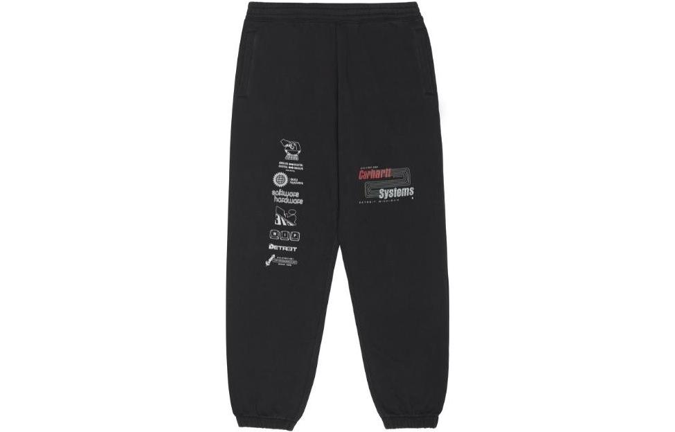 Order Carhartt WIP Seluar Jogger Bercetak Relaxed Fit Straight-Leg Mid-Rise. CHXPTI029579H