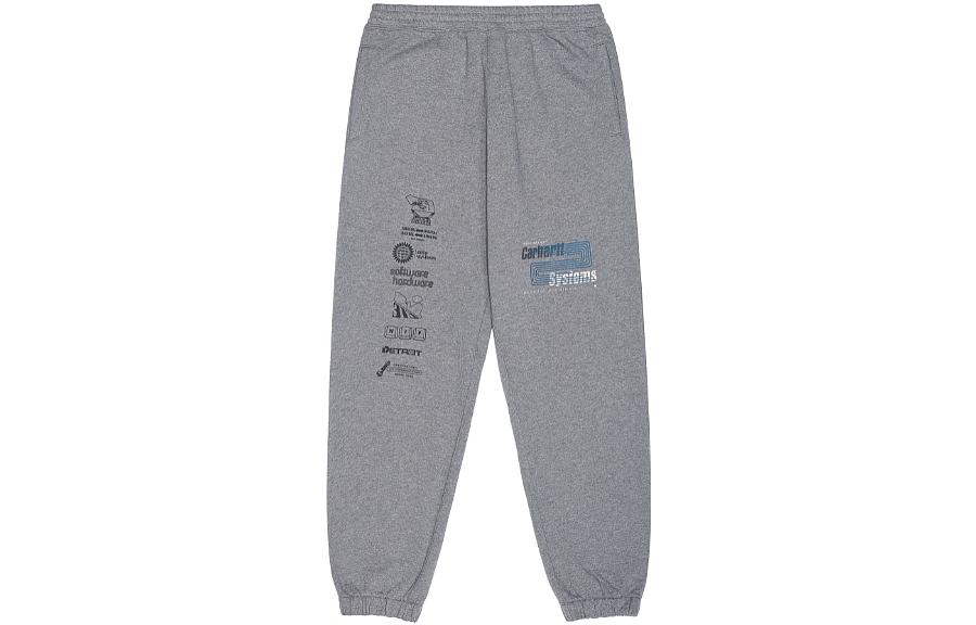 Sizing Carhartt WIP Seluar Jogger Bercetak Relaxed Fit Straight-Leg Mid-Rise. CHXPTI029579H