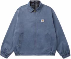 Carhartt WIP Reversible Badge Zip-Up Jacket Blue Long Sleeve Outerwear CHXJKA241001MNYX Carhartt WIP Reversible Badge Zip-Up Jacket Blue Long Sleeve Outerwear CHXJKA241001MNYX