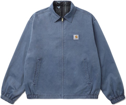 Carhartt WIP Jaket Zip-Up Lencana Boleh Balik Biru Lengan Panjang Lelaki CHXJKA241001MNYX Order Carhartt WIP Jaket Zip-Up Lencana Boleh Balik Biru Lengan Panjang Lelaki CHXJKA241001MNYX