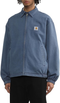 Carhartt WIP Jaket Zip-Up Lencana Boleh Balik Biru Lengan Panjang Lelaki CHXJKA241001MNYX Shop Carhartt WIP Jaket Zip-Up Lencana Boleh Balik Biru Lengan Panjang Lelaki CHXJKA241001MNYX
